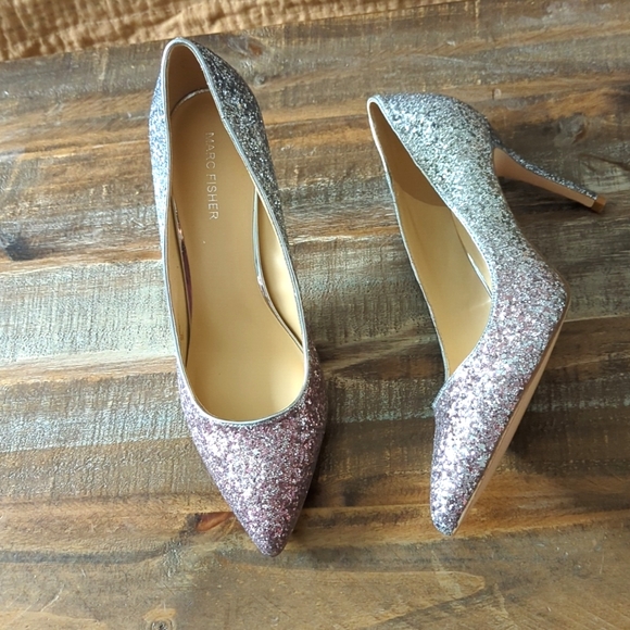 🆕🌿MARC FISHER GLITTER HEELS🌿 - Picture 5 of 14